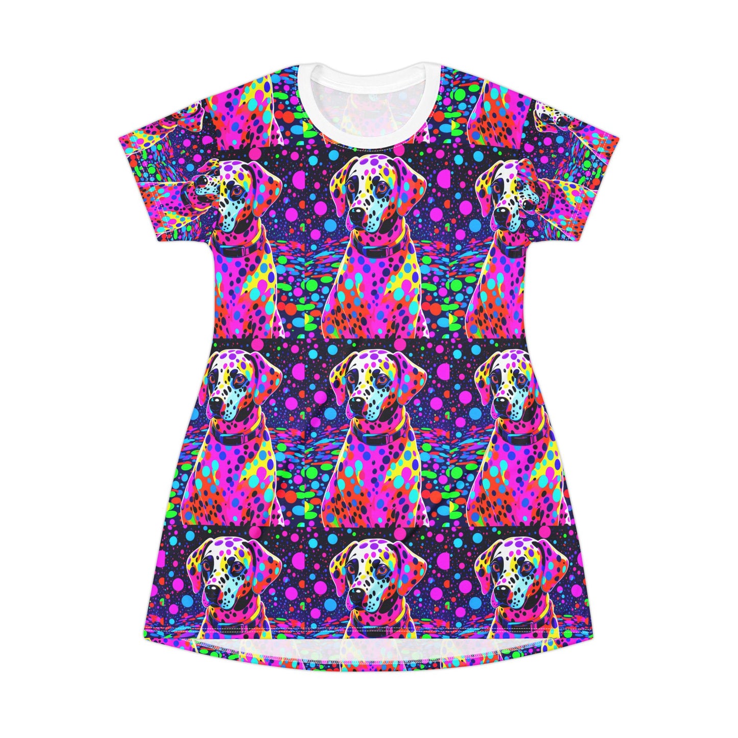 Dalmatian T-Shirt Dress (AOP)