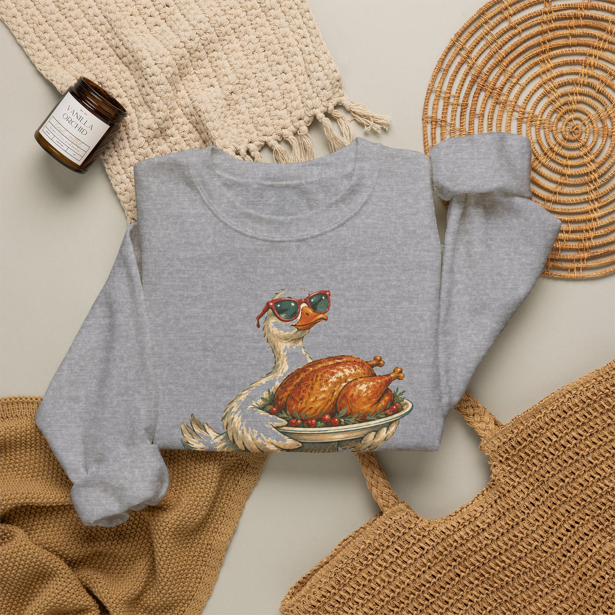 Not My First Rodeo Goose Sweatshirt Funny Thanksgiving Host