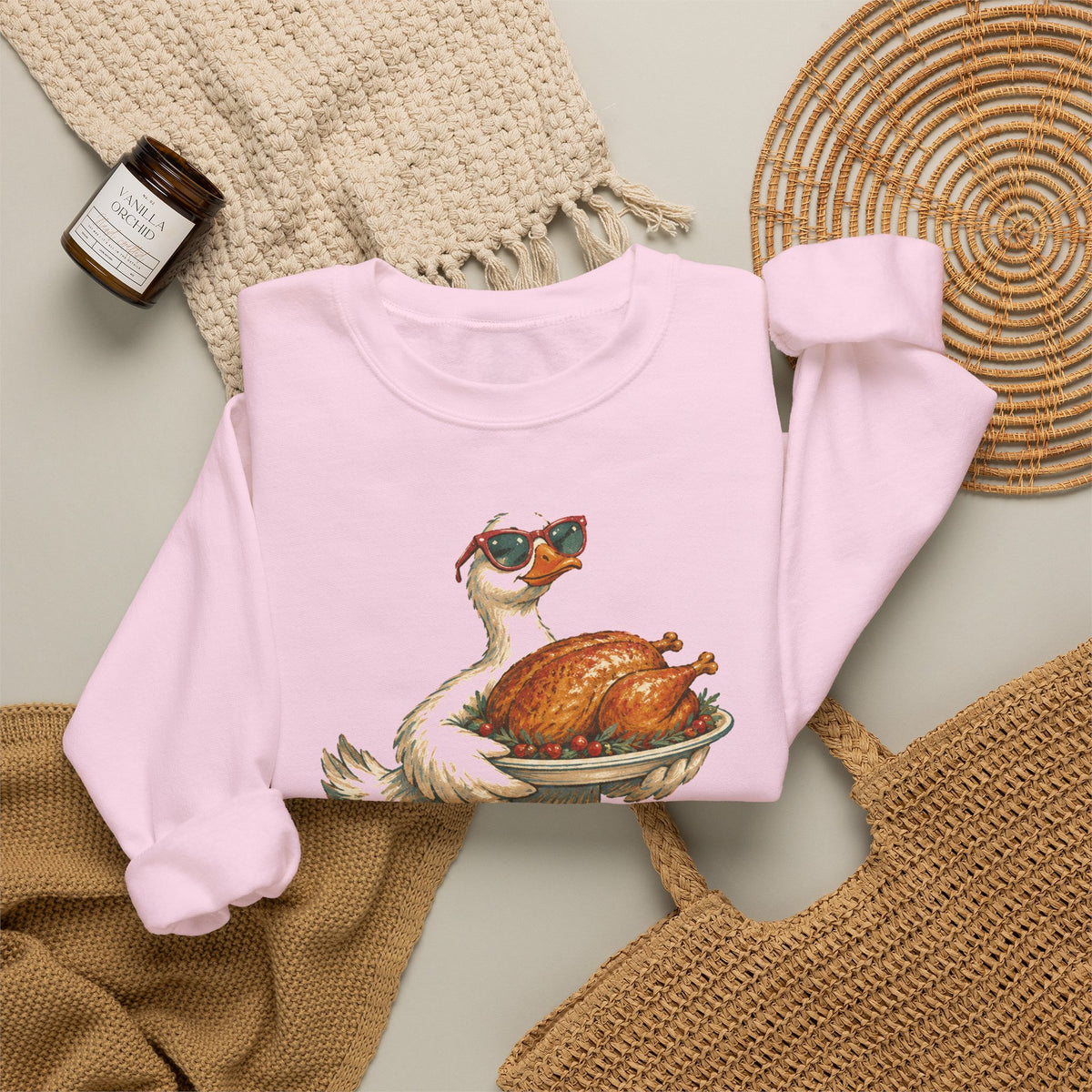 Not My First Rodeo Goose Sweatshirt Funny Thanksgiving Host