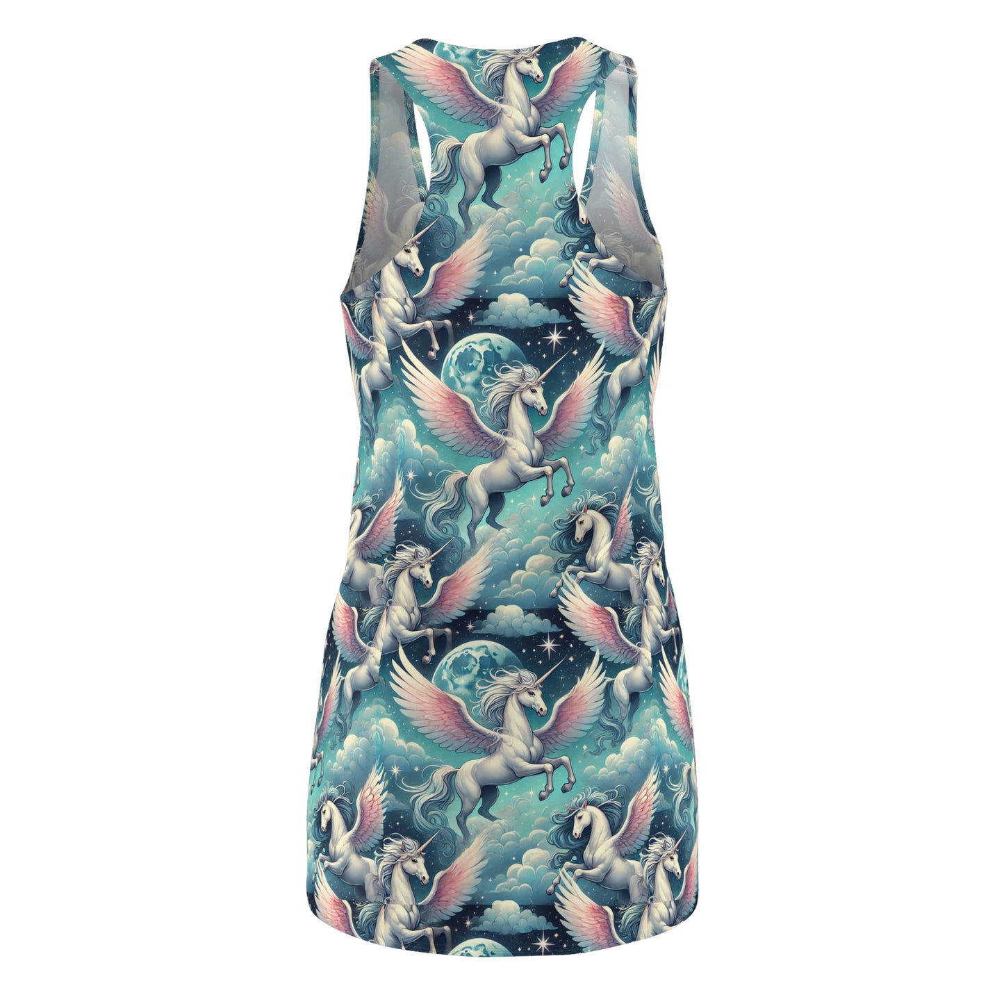 Pegasus Women's Cut & Sew Racerback Dress (AOP)