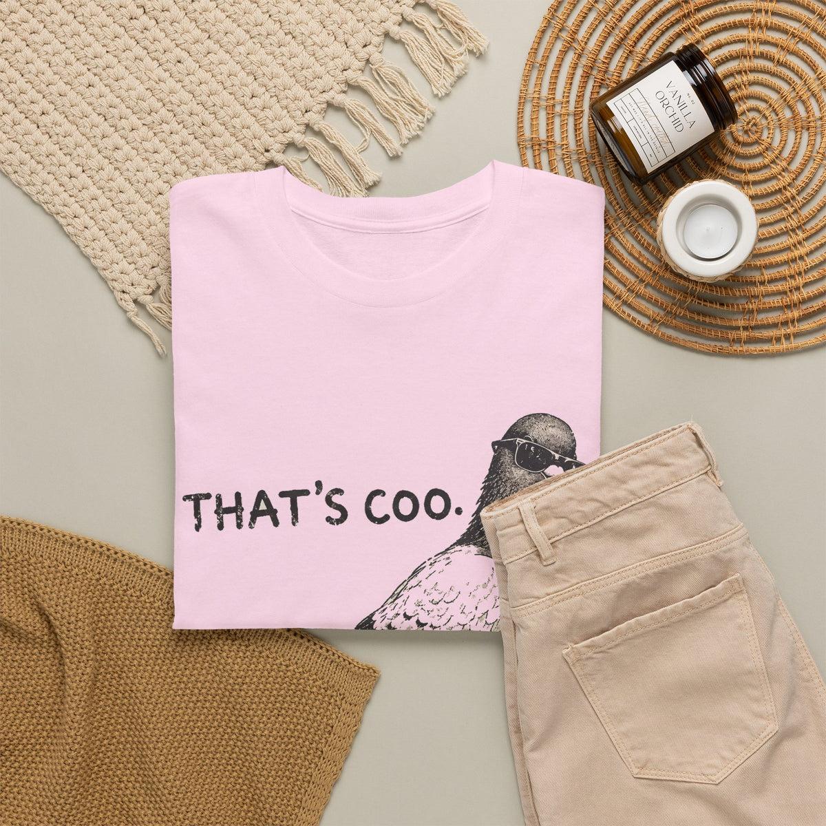 Thats Coo Pigeon T-Shirt Funny Bird Pun Sketch
