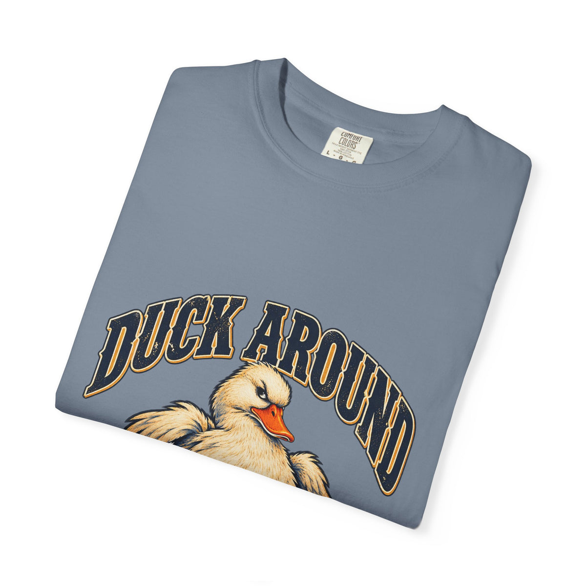 Duck Around and Find Out White Duck Tee Funny FAFO Pun Shirt