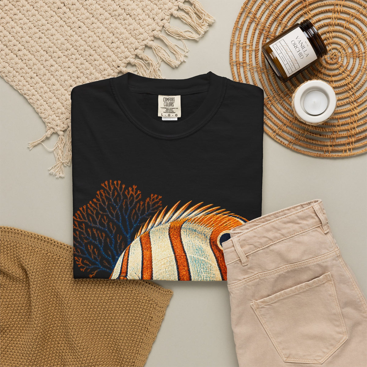 Copperband Butterflyfish Reef Tee Coral Reef Saltwater Aquarium Tropical Fish Shirt