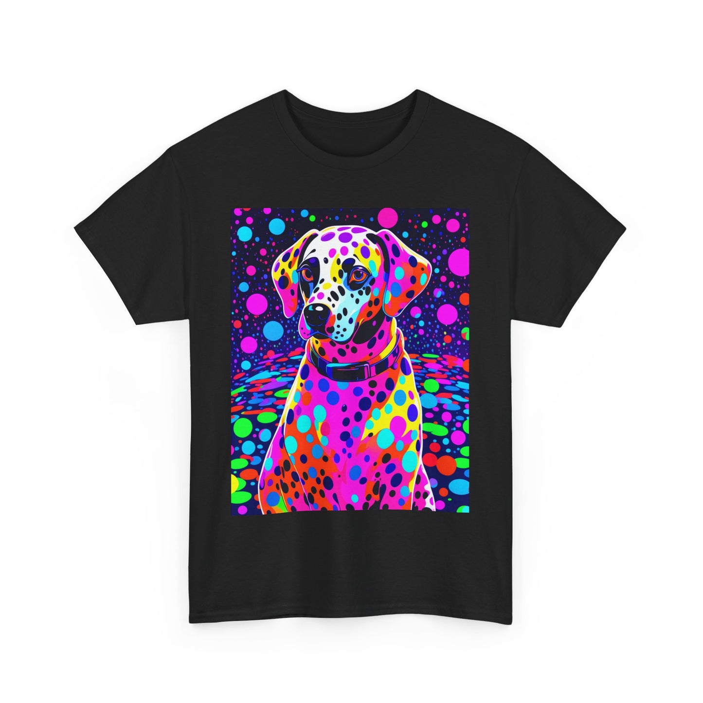 Neon Polka-Dot Dalmatian Tee