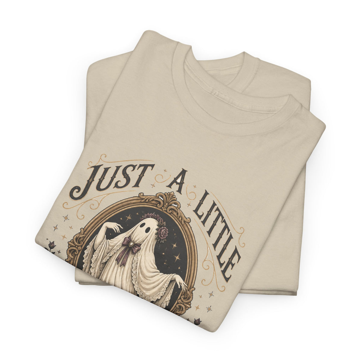 Just A Little Dramatic Ghost T-Shirt Cute Vintage Halloween