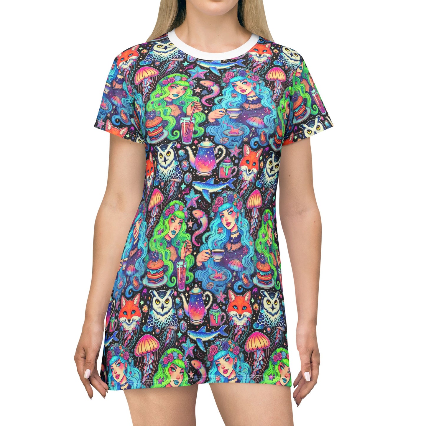 T-Shirt Dress (AOP)