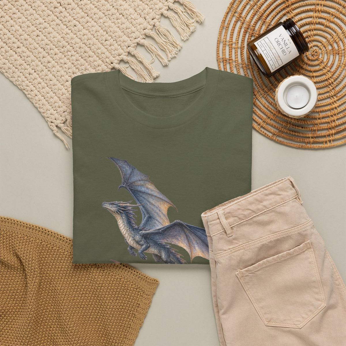 Twin Dragons Mountain Flight T-Shirt Fantasy Dragons Snowy Mountains Pine Forest Tee