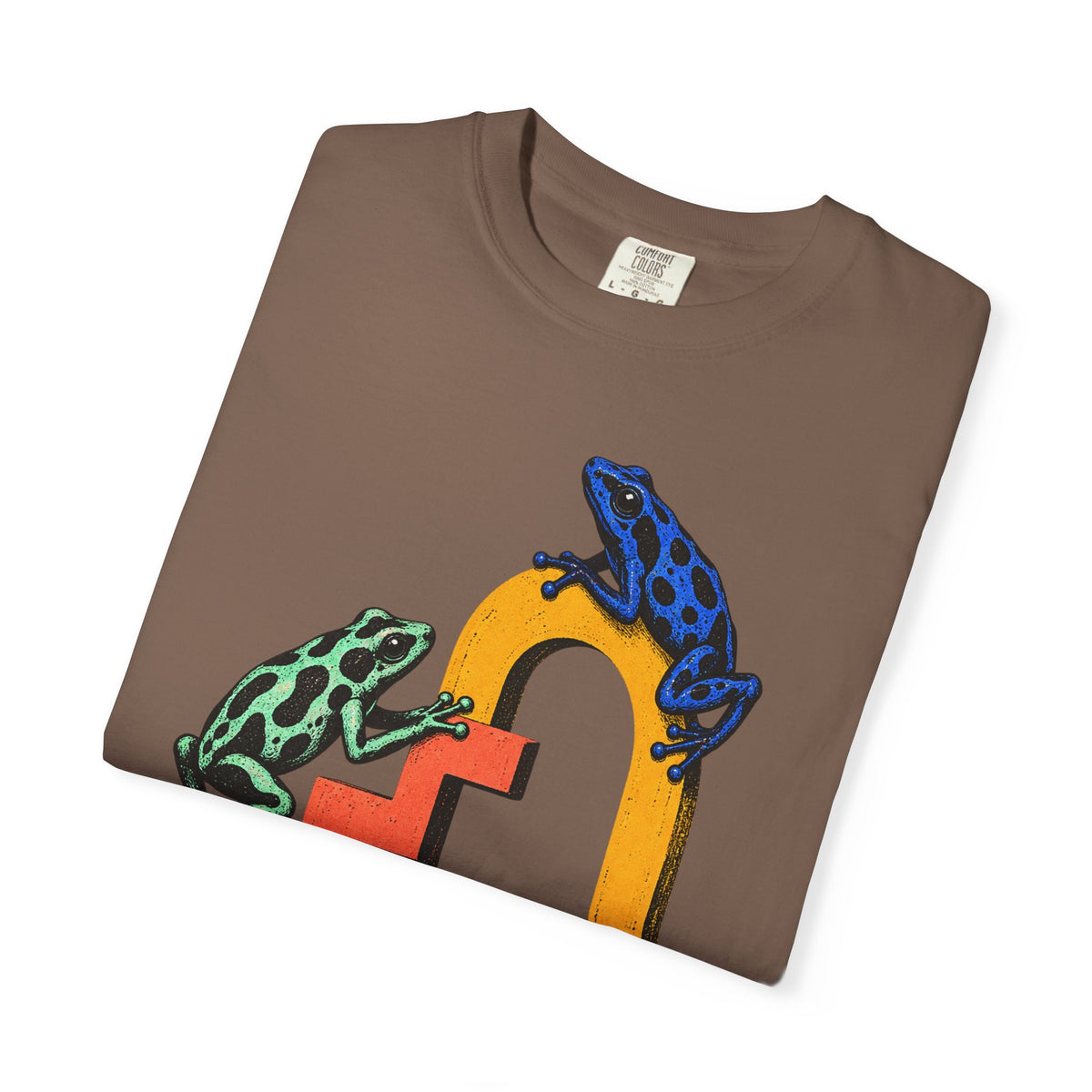Poison Dart Frogs Stairs Checkered Dome Tee Geometric Arch Frog Wildlife Shirt
