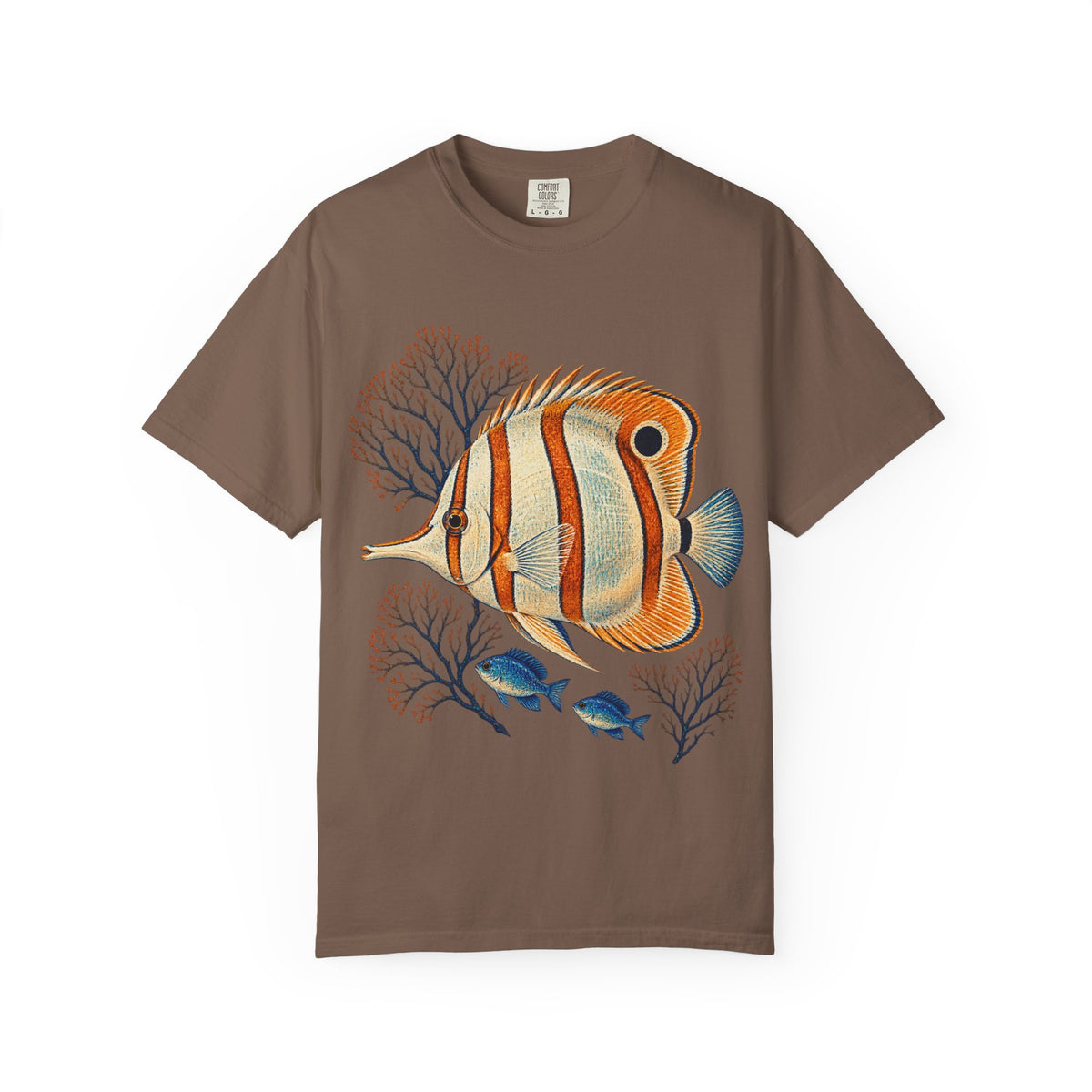 Copperband Butterflyfish Reef Tee Coral Reef Saltwater Aquarium Tropical Fish Shirt