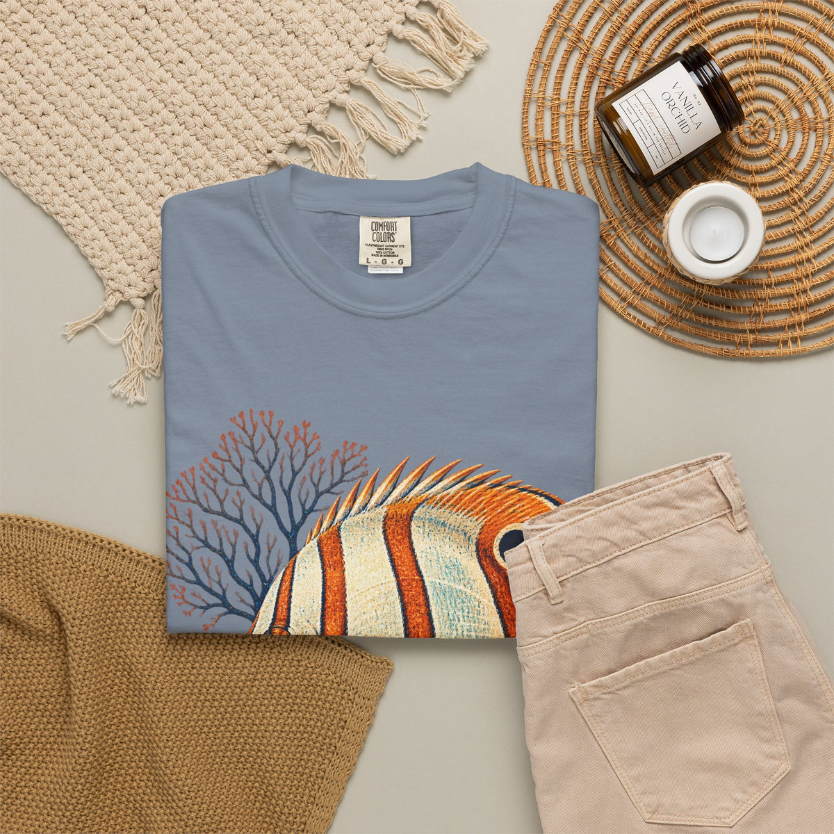 Copperband Butterflyfish Reef Tee Coral Reef Saltwater Aquarium Tropical Fish Shirt