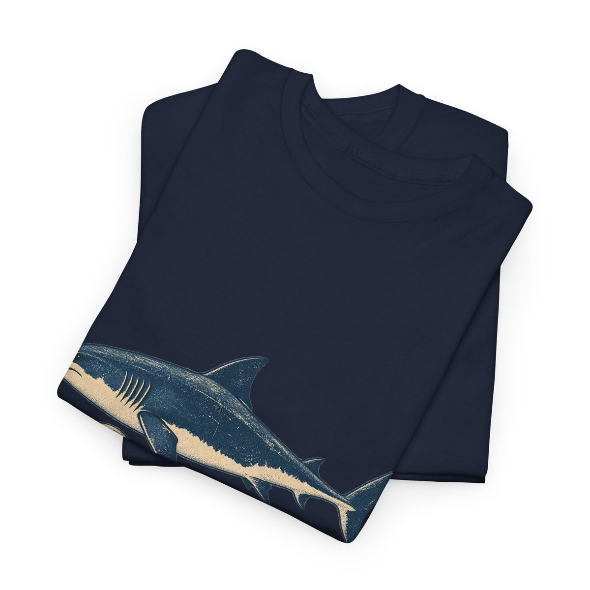 Great White Shark Wave T-Shirt Ukiyo Ocean Surf Tee