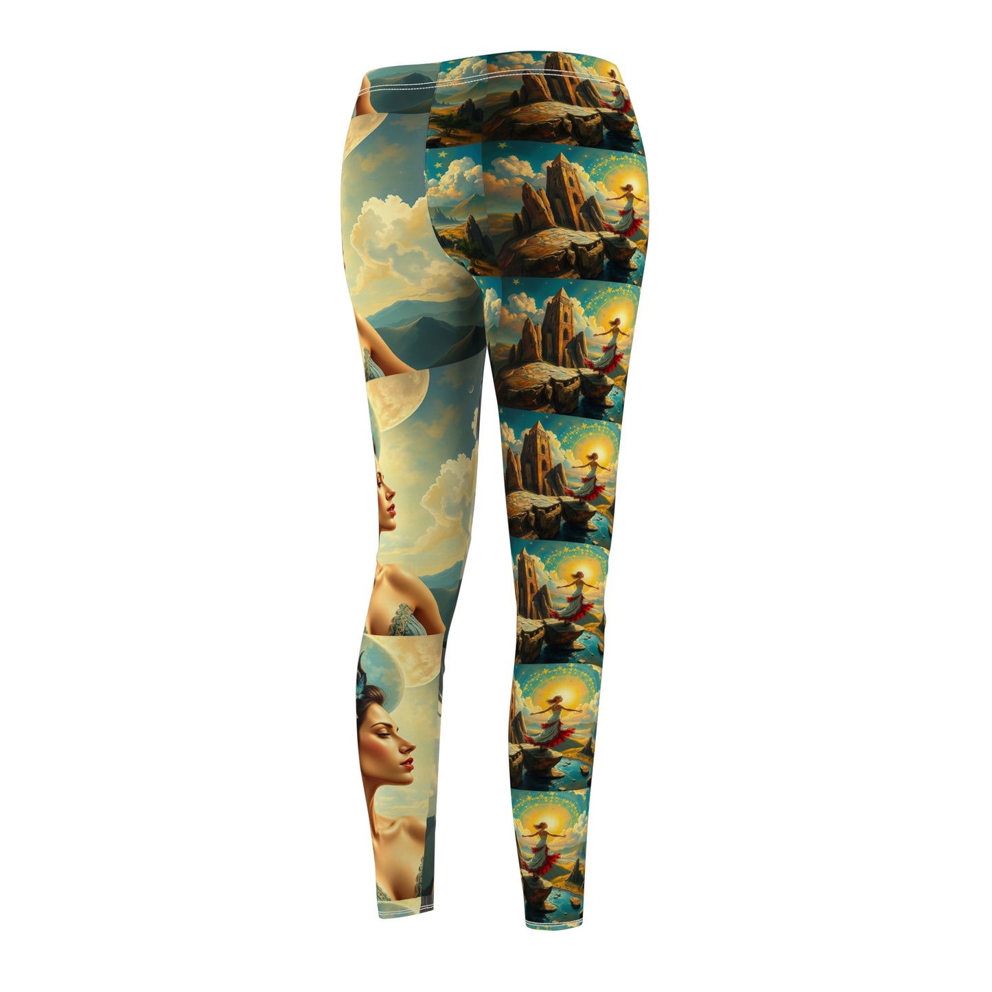 Women's Cut & Sew Casual Leggings (AOP)