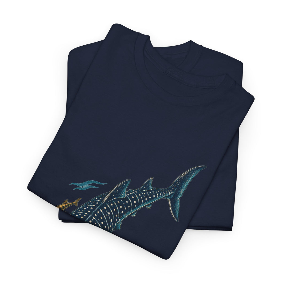 Whale Shark Pilot Fish T-Shirt Ocean Spotty Shark Tee