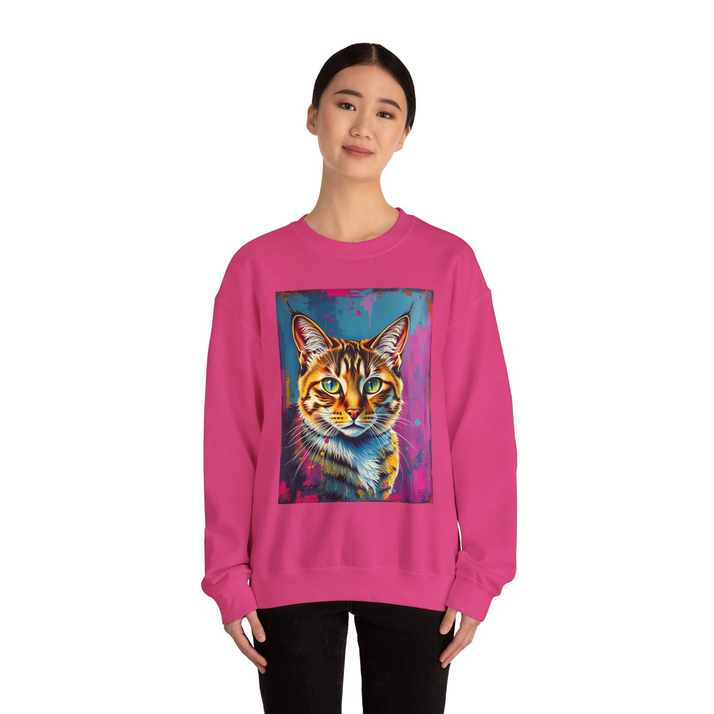 Cat Painting Sweatshirt