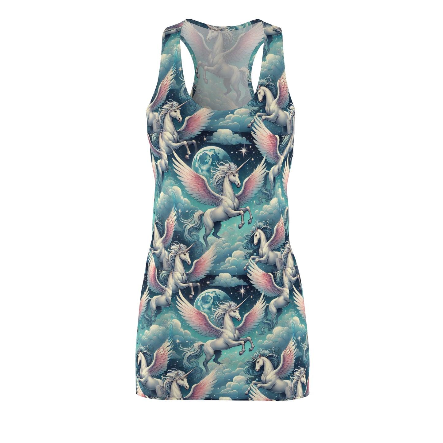 Pegasus Women's Cut & Sew Racerback Dress (AOP)