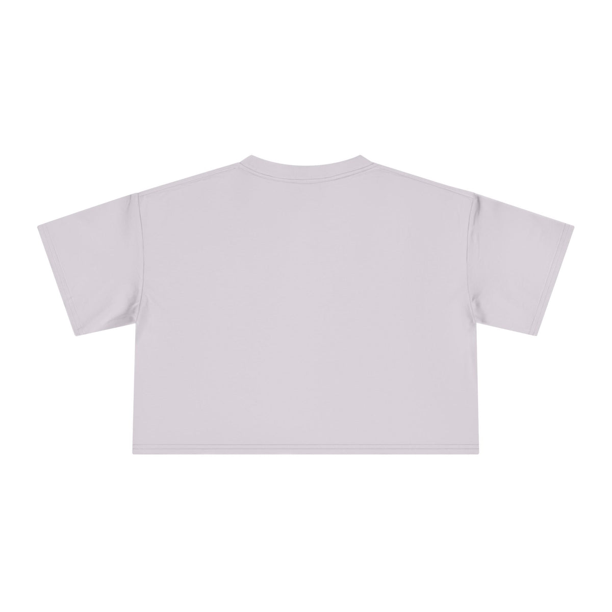 Cosmic Galaxy Cat Crop Tee, Pastel Watercolor Cat Planets Gold Stars Celestial Women's Cropped T-Shirt