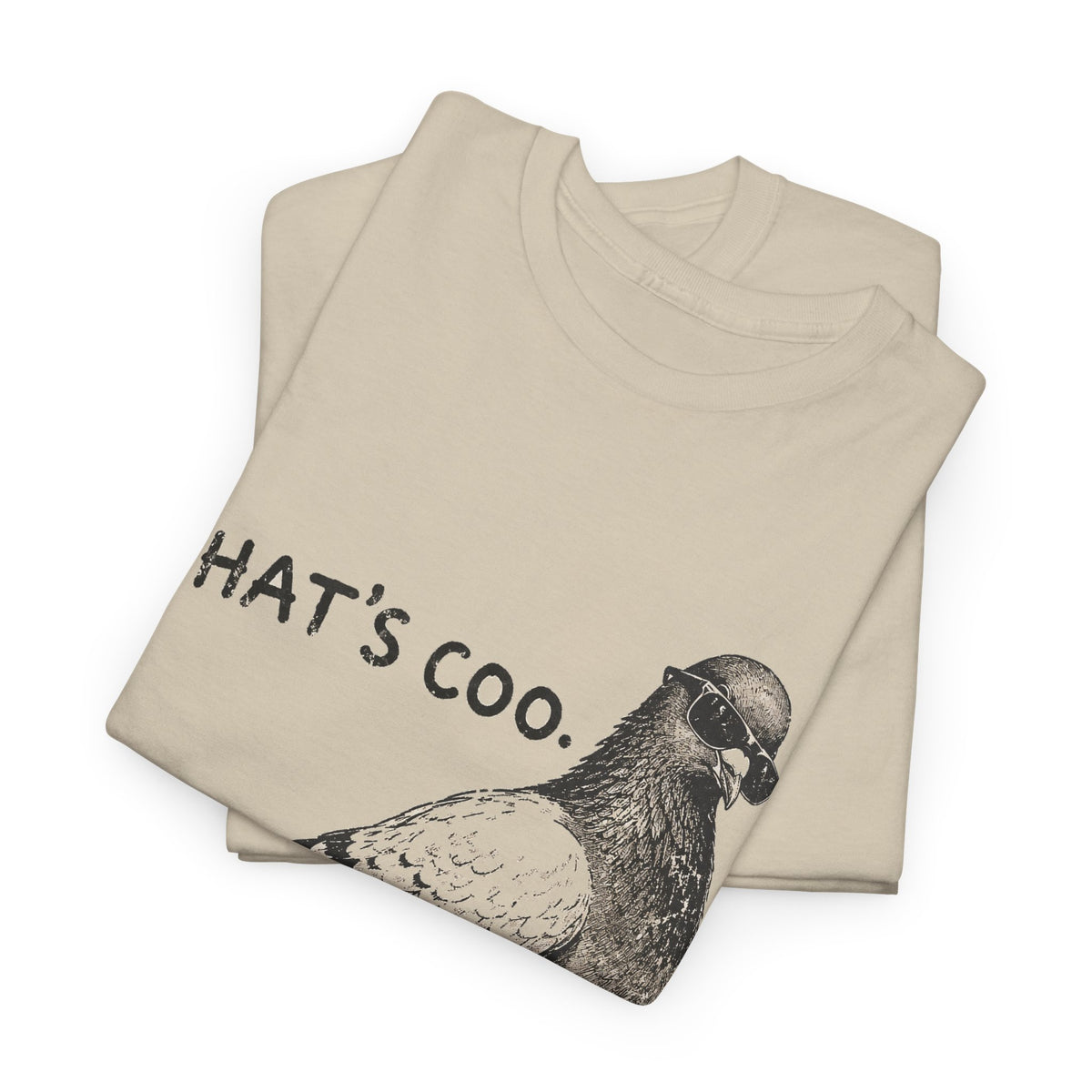 Thats Coo Pigeon T-Shirt Funny Bird Pun Sketch