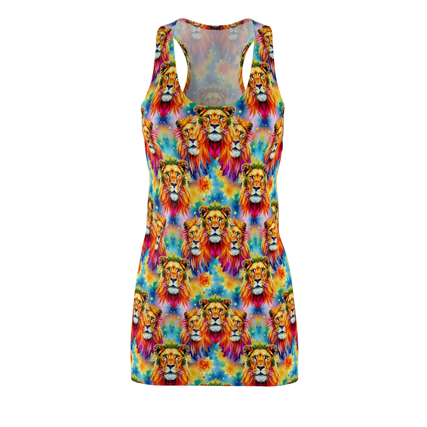 Women's Cut & Sew Racerback Dress (AOP)