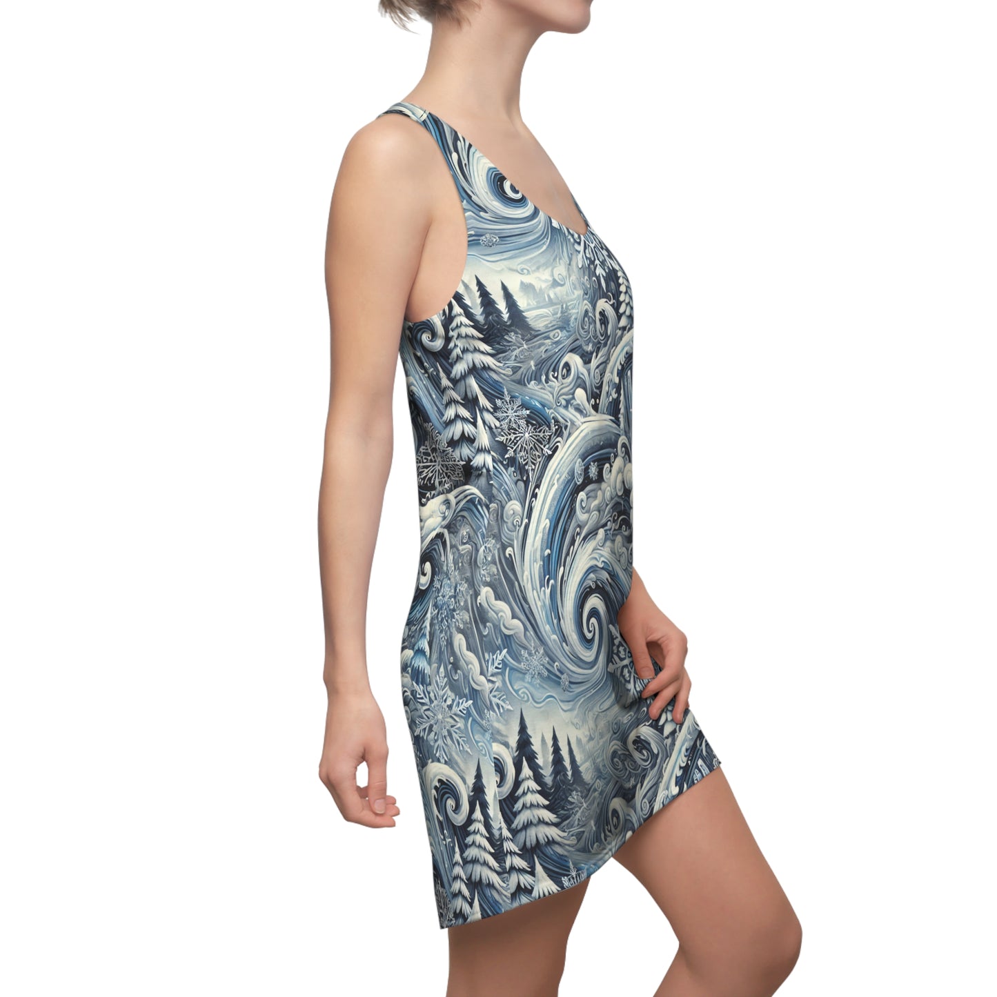 Racerback Dress - Polar Vortex Design