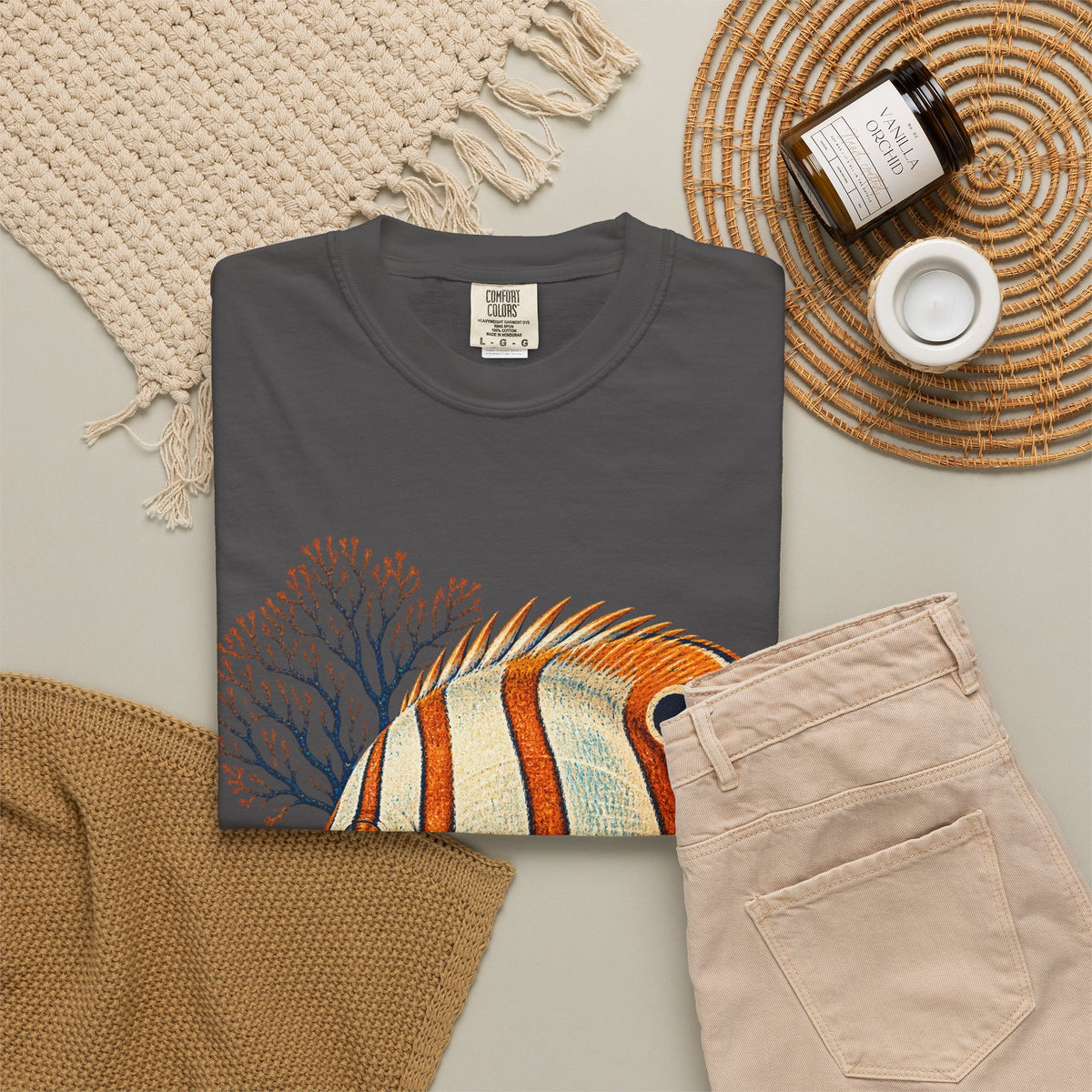 Copperband Butterflyfish Reef Tee Coral Reef Saltwater Aquarium Tropical Fish Shirt