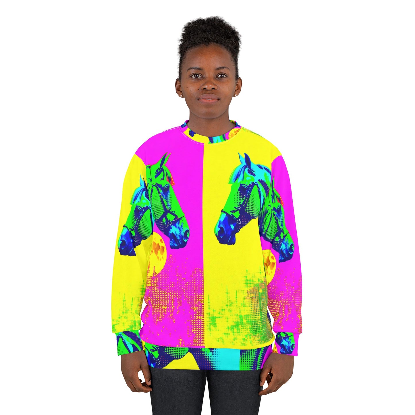 Neon Horses Unisex Sweatshirt