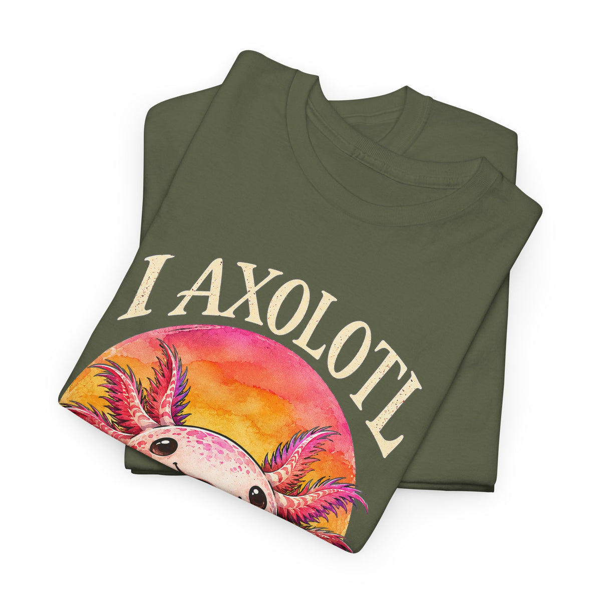 I Axolotl Questions T-Shirt Funny Axolotl Pun Peeking Amphibian Tee