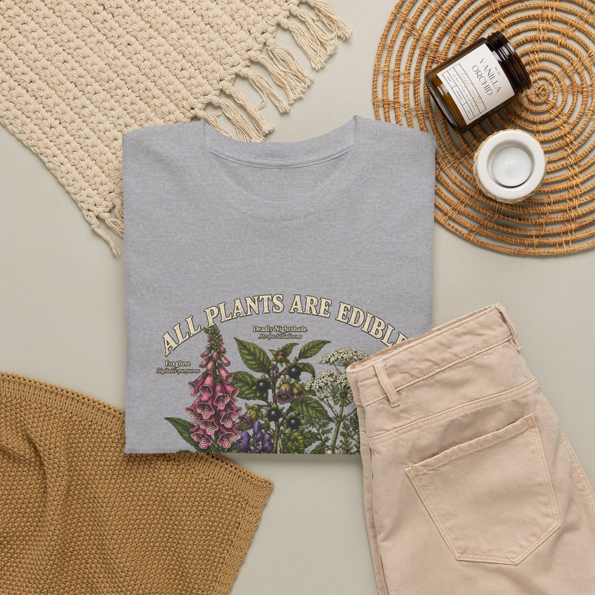 All Plants Are Edible Some Only Once T-Shirt Funny Poisonous Botanical Tee