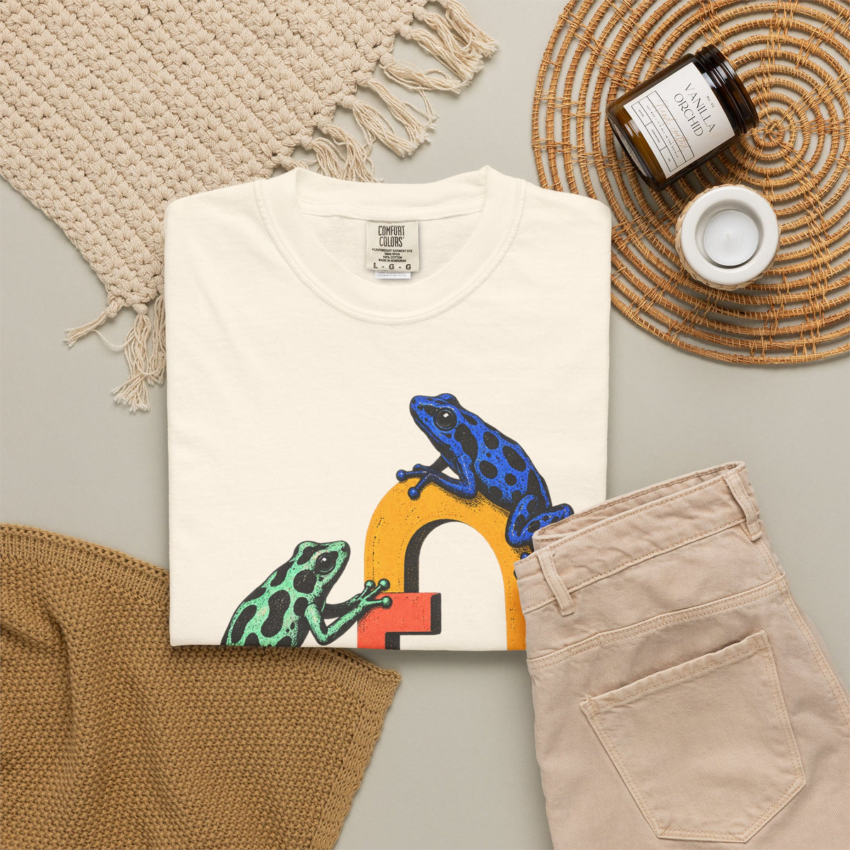 Poison Dart Frogs Stairs Checkered Dome Tee Geometric Arch Frog Wildlife Shirt
