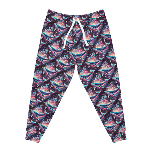 Space whale Athletic Joggers (AOP)