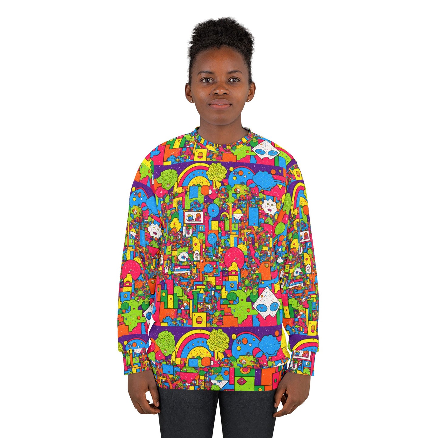 Trippy Neon Sweatshirt