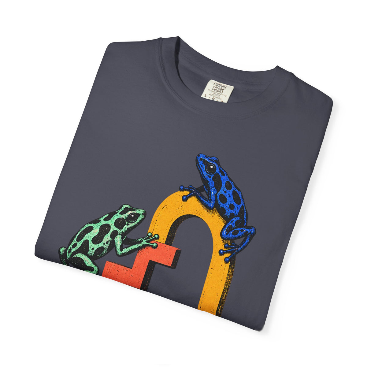 Poison Dart Frogs Stairs Checkered Dome Tee Geometric Arch Frog Wildlife Shirt