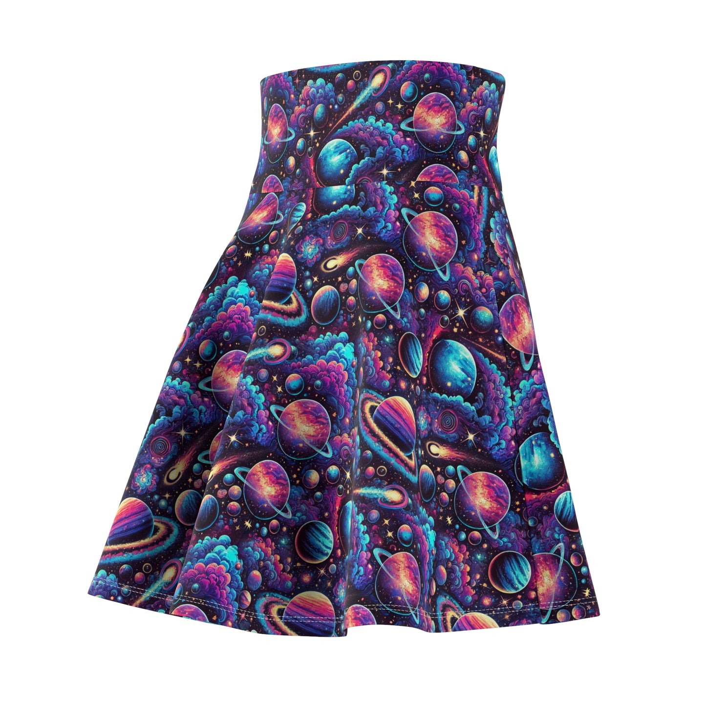 Space Women's Skater Skirt (AOP)