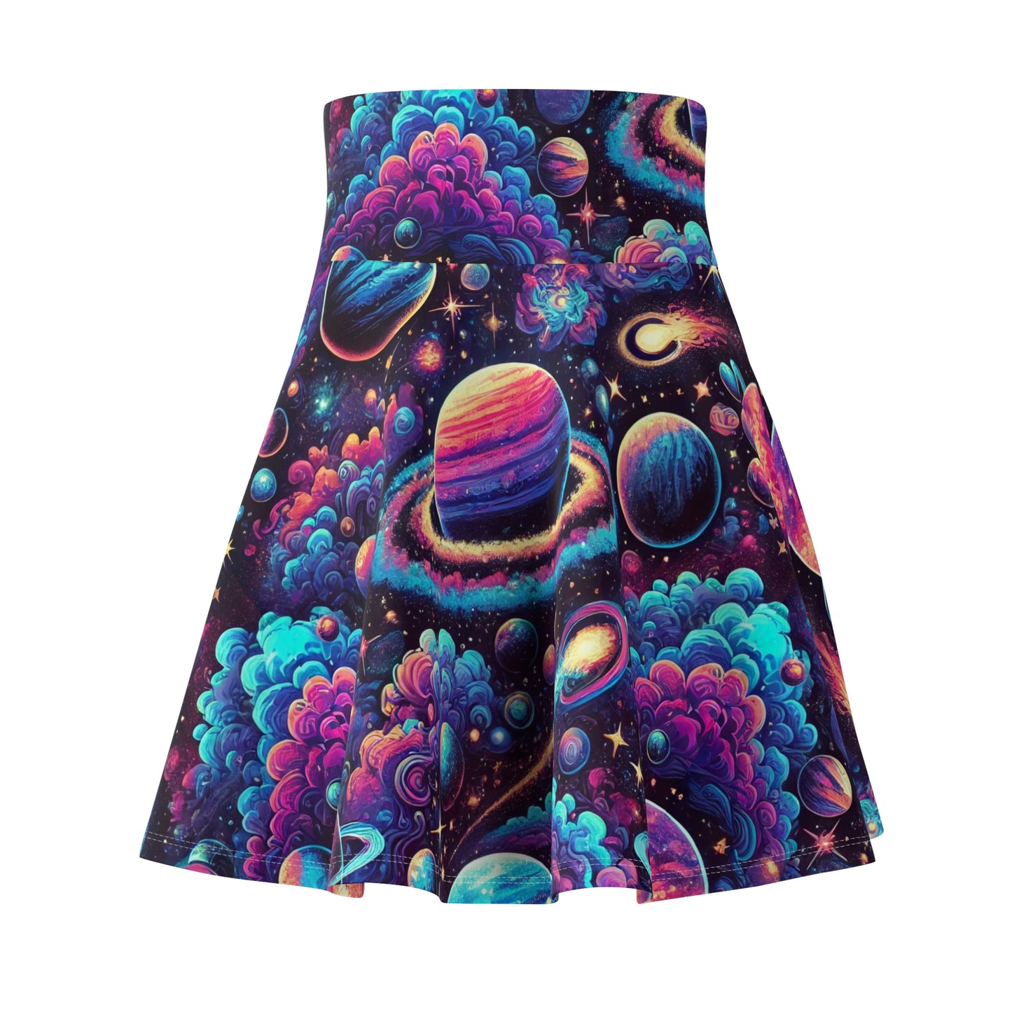 Space Women's Skater Skirt (AOP)