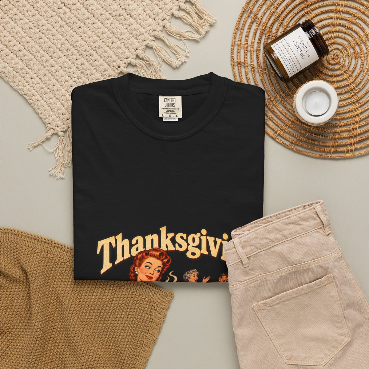 Thanksgiving Family Dysfunction Since 1863 Funny Tee Retro Housewife Turkey Vintage Holiday Dinner Shirt