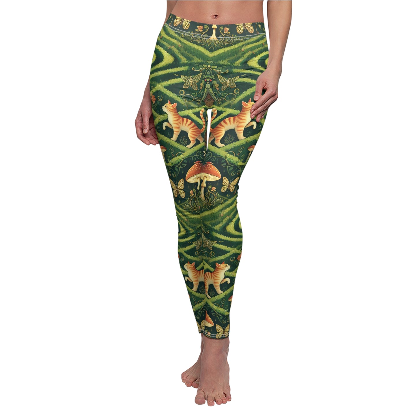 Leggings Cat Maze Casual Women's Leggings