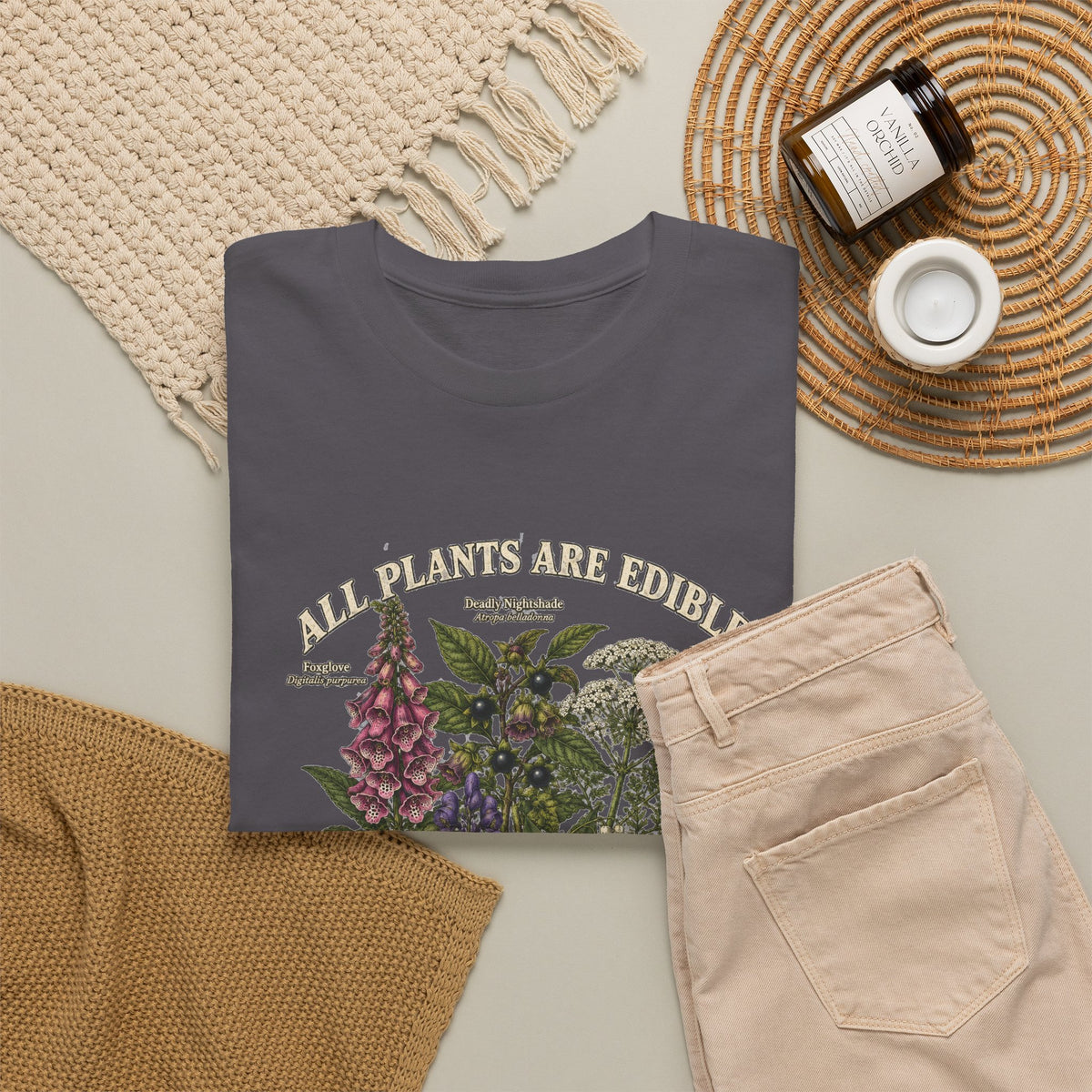 All Plants Are Edible Some Only Once T-Shirt Funny Poisonous Botanical Tee