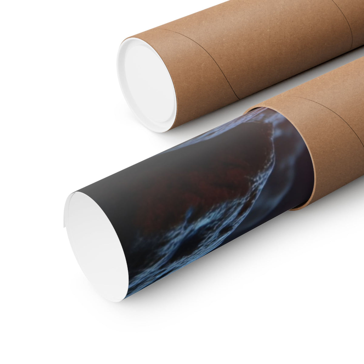 Mystic Sorceress Blue Magic Poster Matte Vertical Wall Art