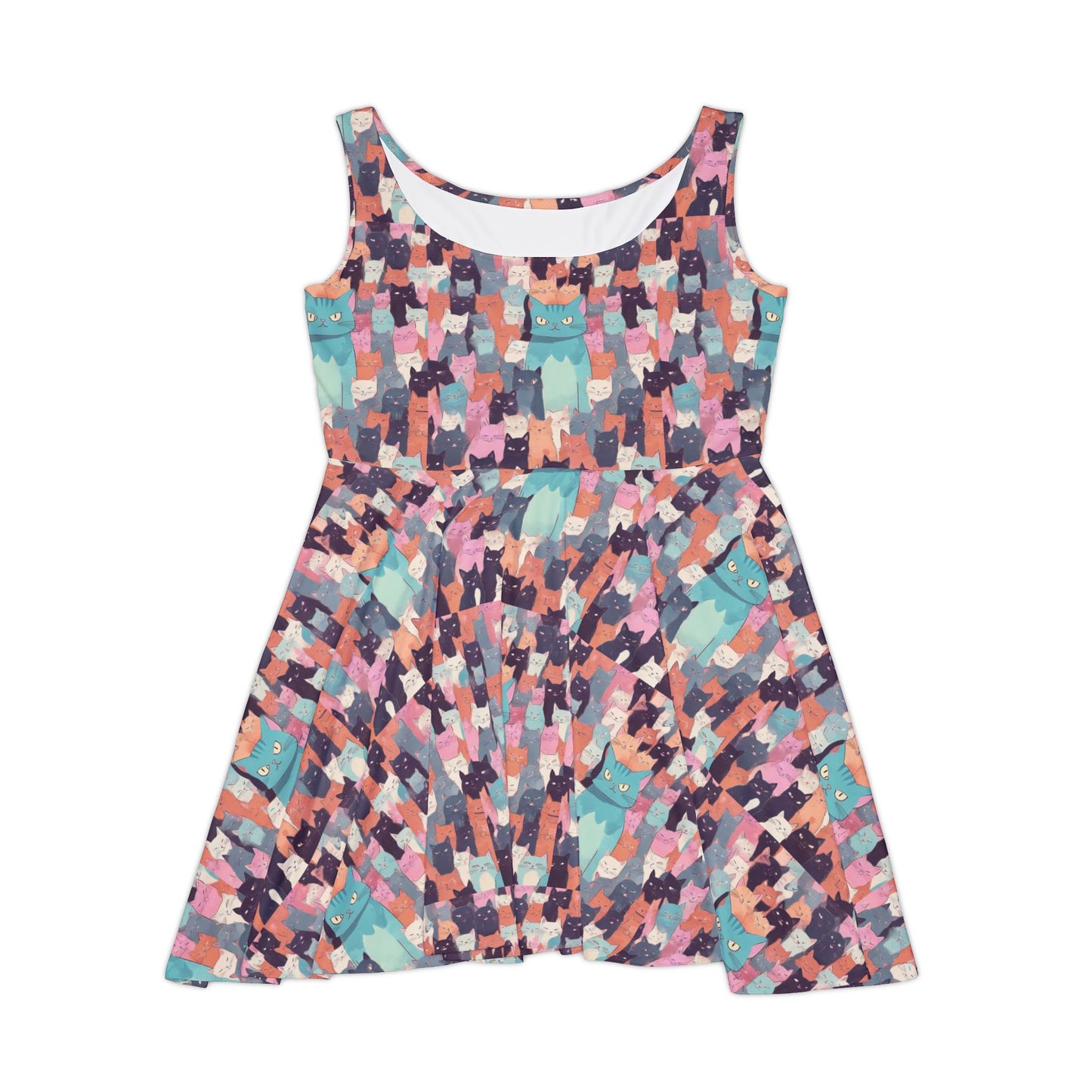 Cat Crowd Women's Skater Dress