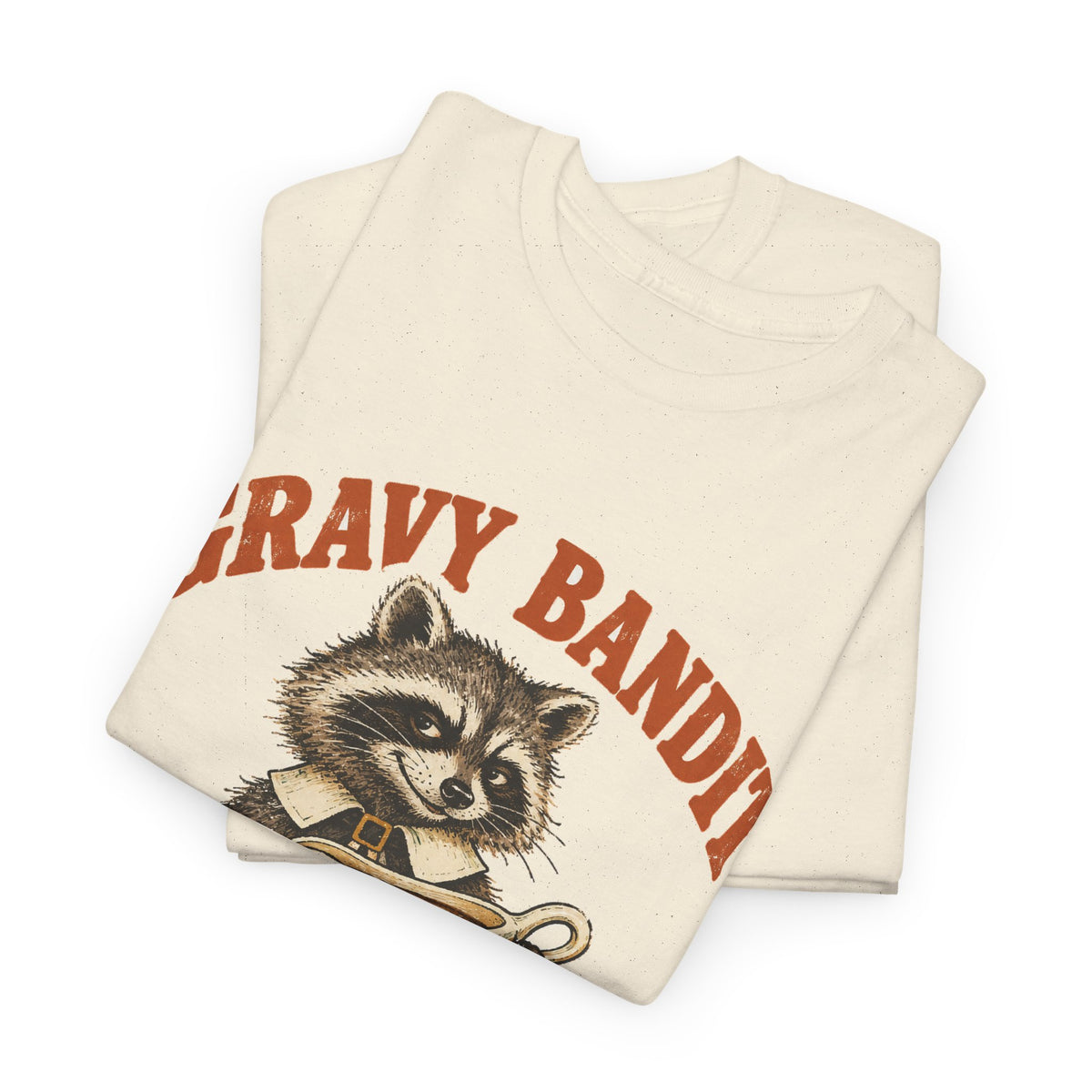 Gravy Bandit Raccoon T-Shirt Funny Thanksgiving Trash Panda