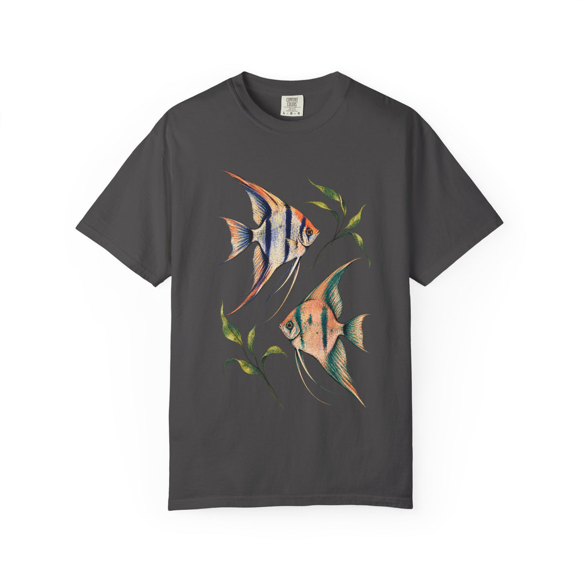 Angelfish Pair Tee Freshwater Angelfish Tropical Aquarium Fishkeeping Shirt