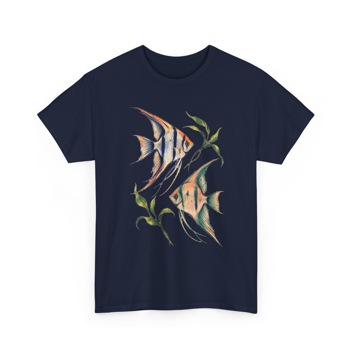 Angelfish Pair Tee Freshwater Angelfish Tropical Aquarium Fishkeeping Shirt