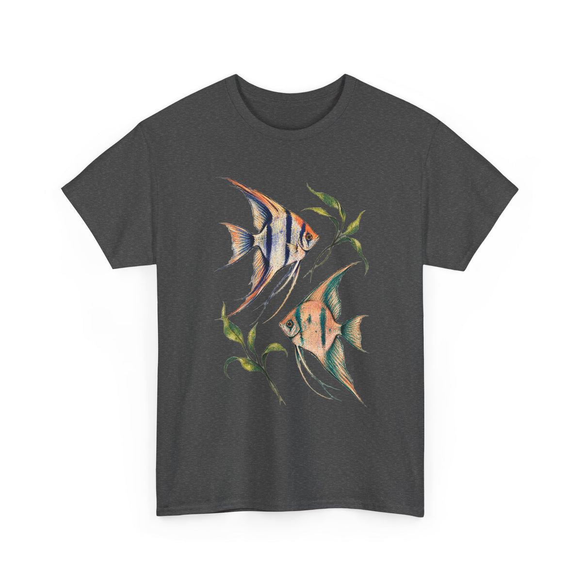 Angelfish Pair Tee Freshwater Angelfish Tropical Aquarium Fishkeeping Shirt