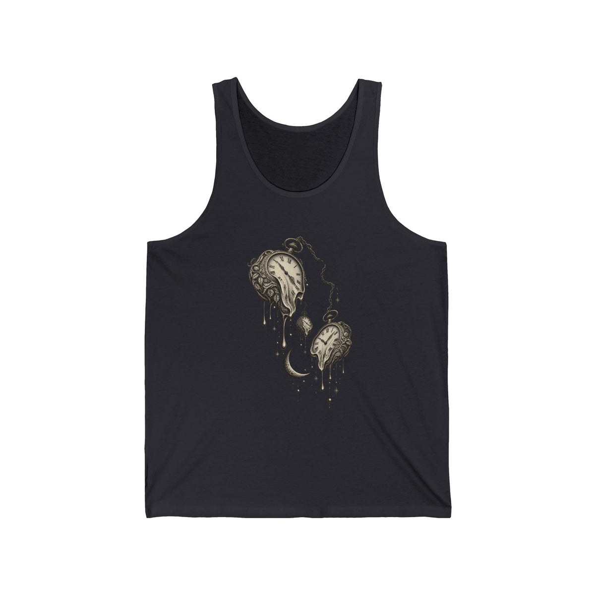 Melting Pocket Watches Surreal Tank Top Vintage Celestial Time Tank