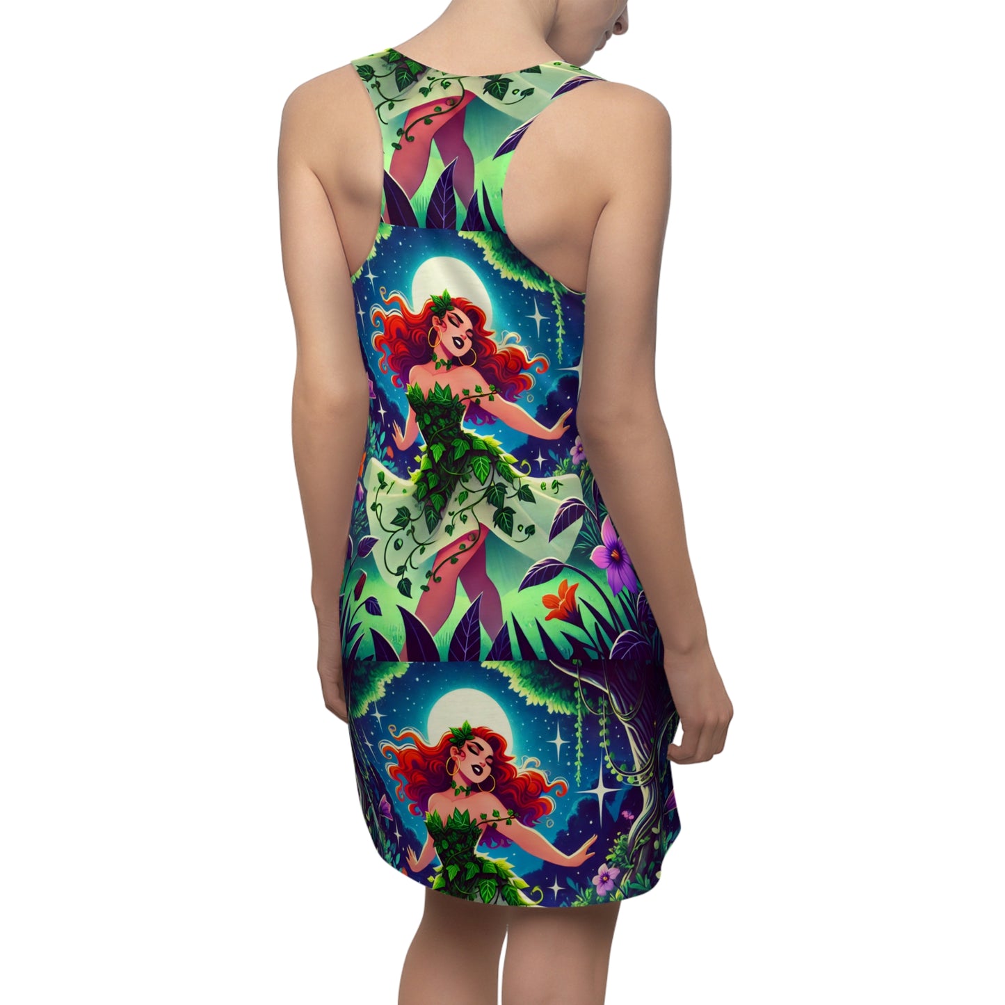 Women's Cut & Sew Racerback Dress (AOP)