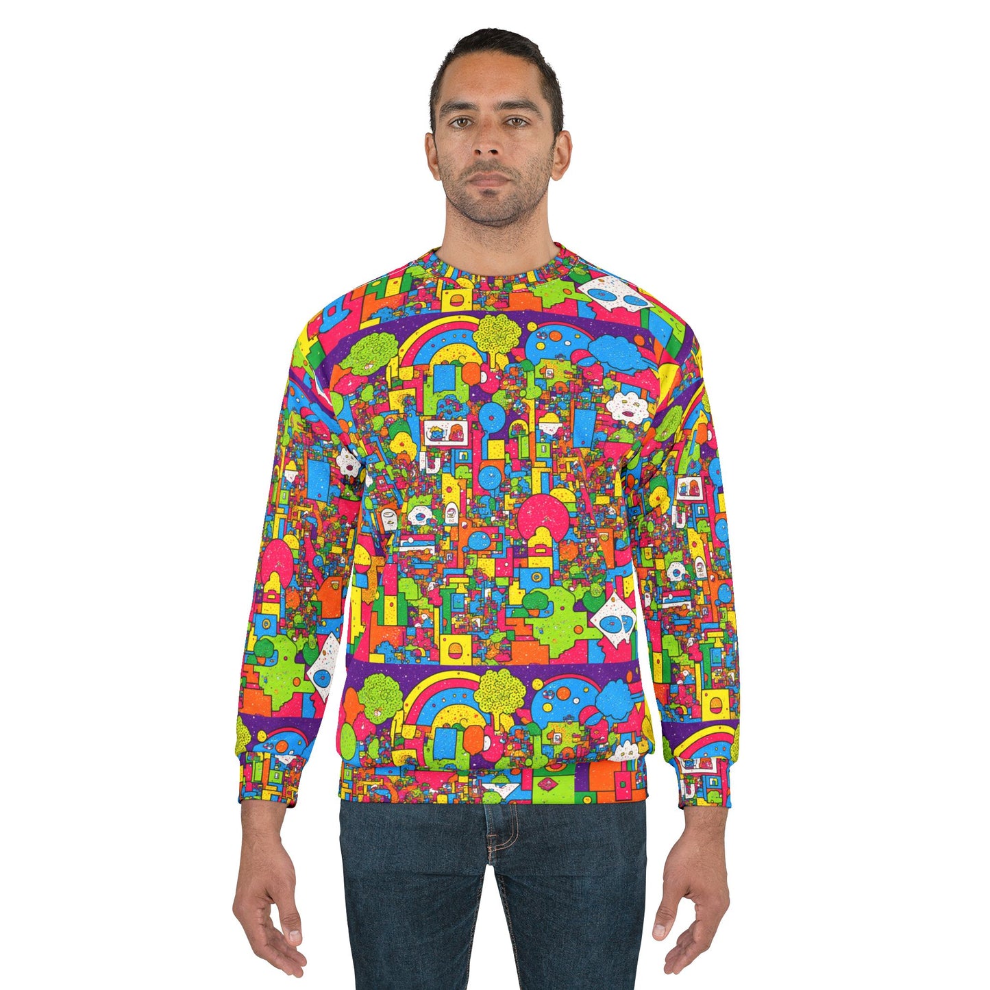 Trippy Neon Sweatshirt