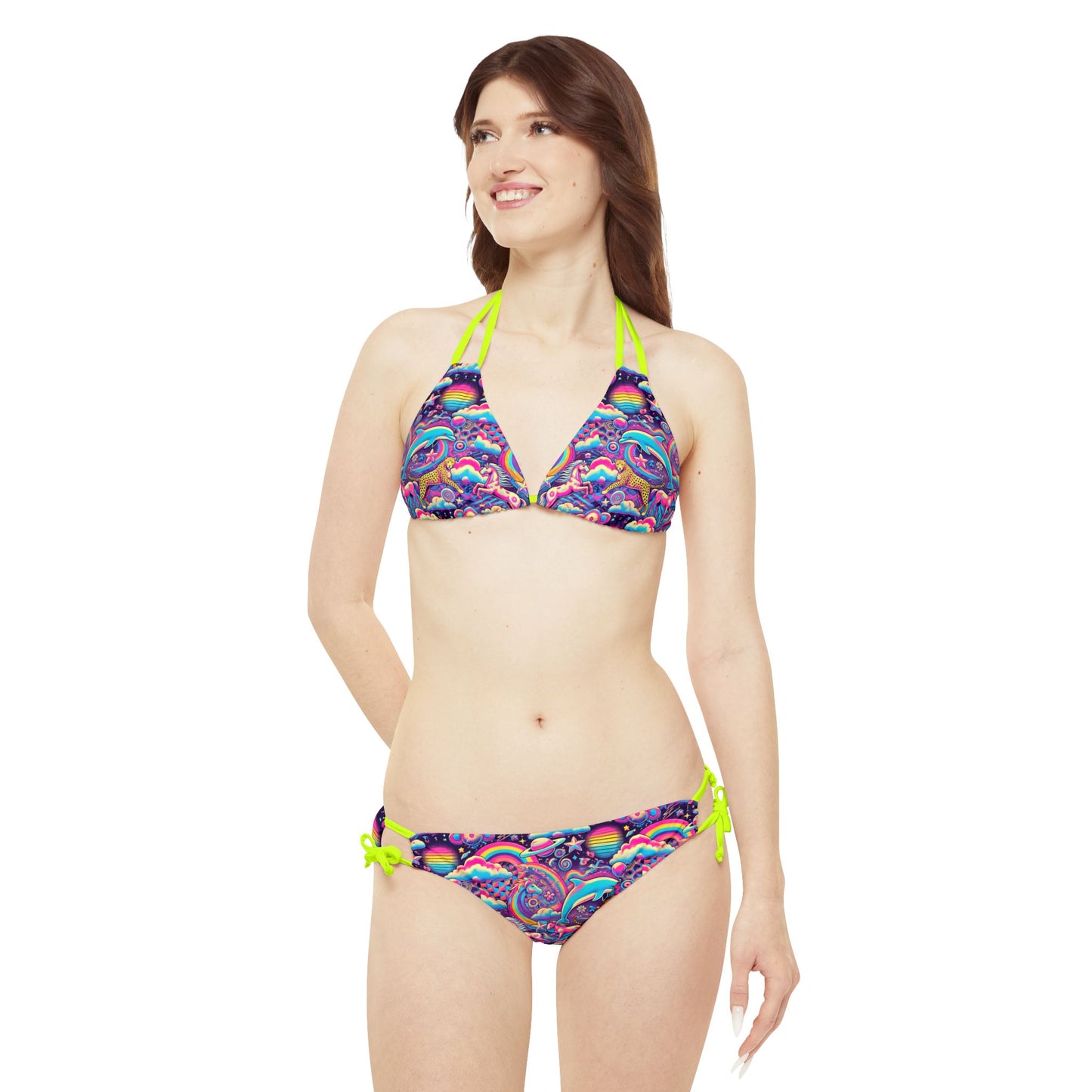 Strappy Bikini Set (AOP)