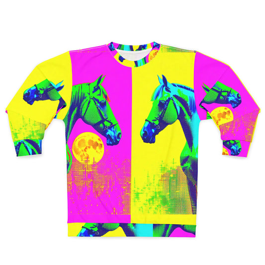 Neon Horses Unisex Sweatshirt