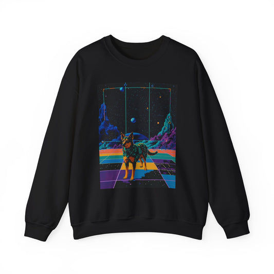 Space dog Unisex Heavy Blend™ Crewneck Sweatshirt