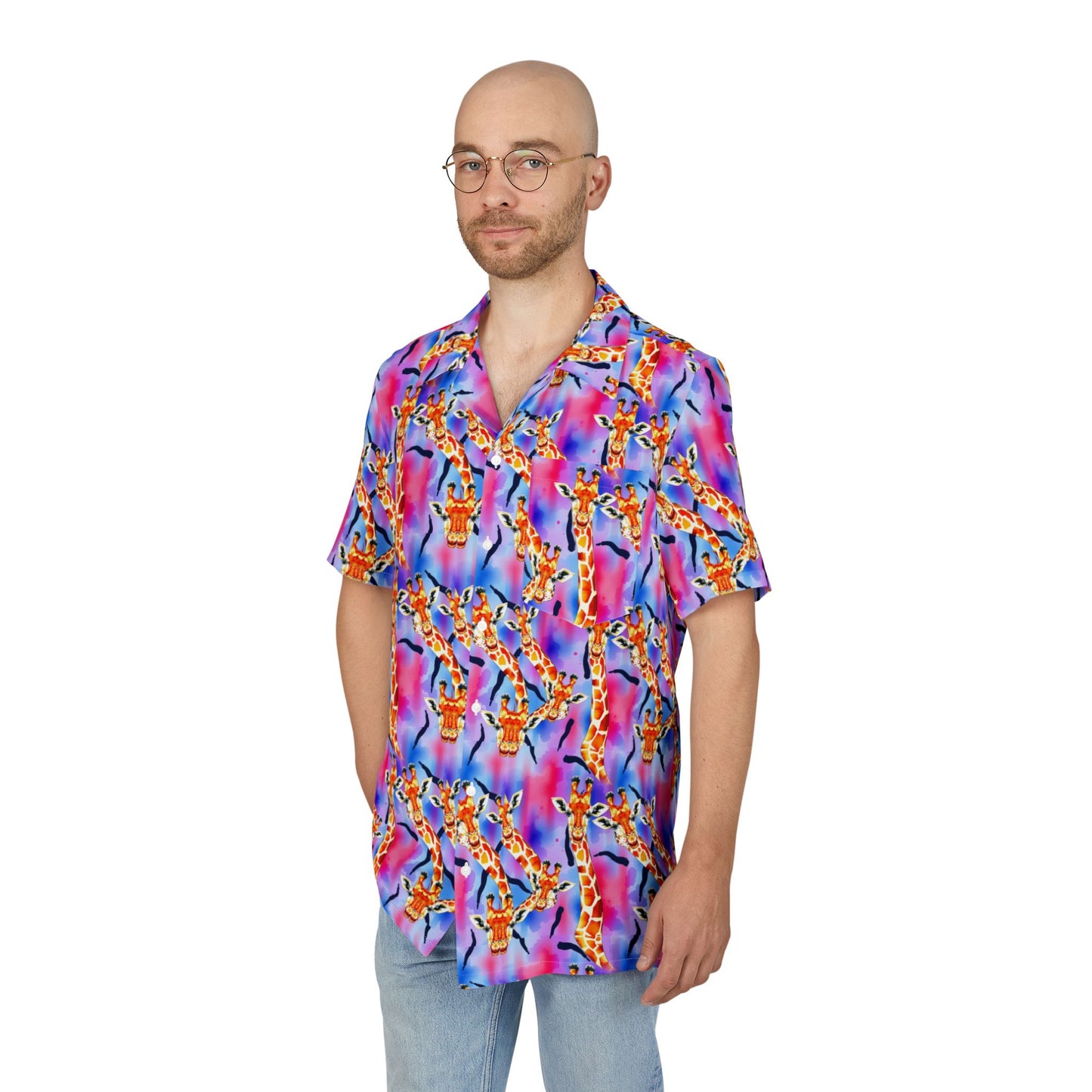 Unisex Hawaiian Button-Down Shirt (AOP)