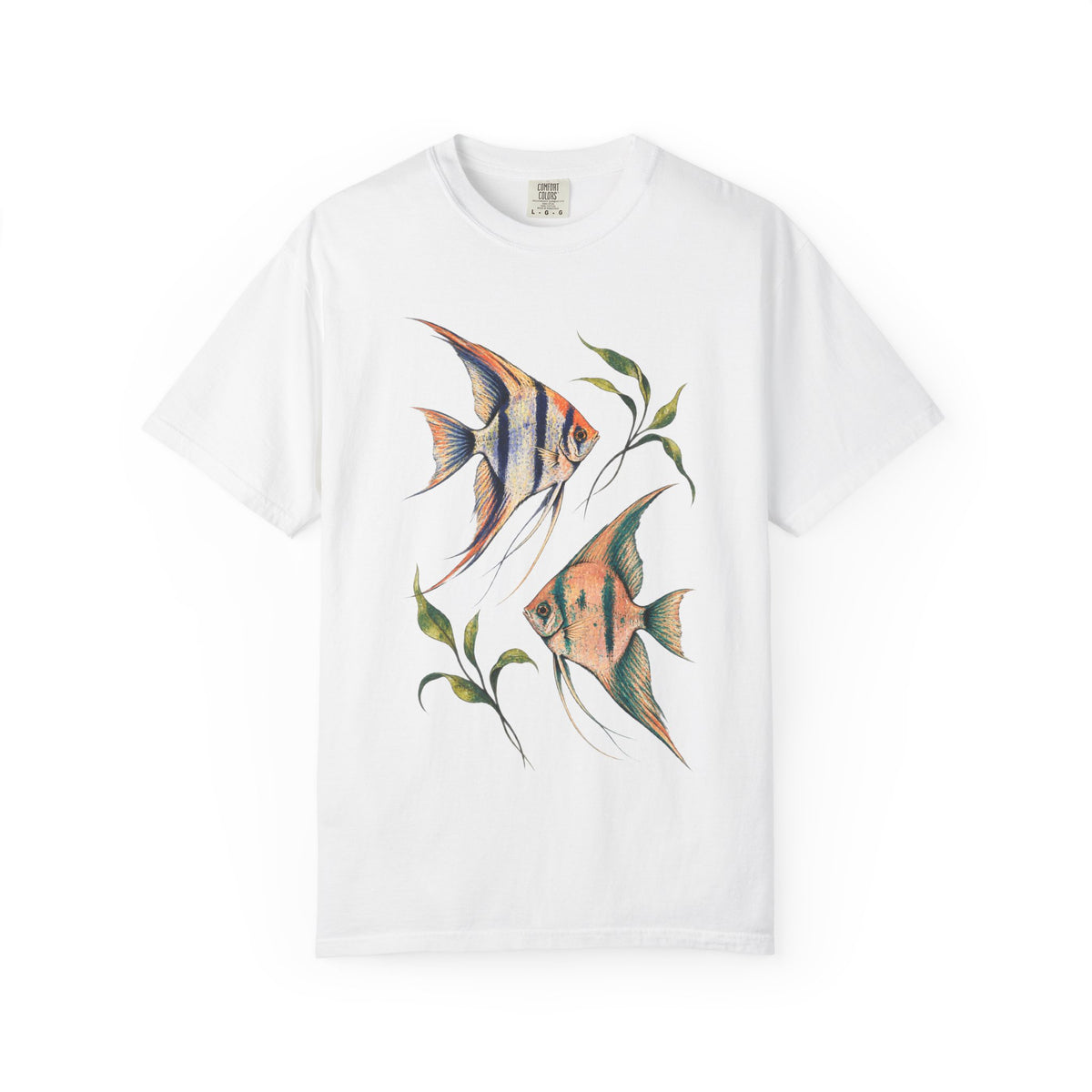 Angelfish Pair Tee Freshwater Angelfish Tropical Aquarium Fishkeeping Shirt